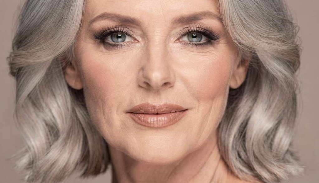 Makijaż oczu po 50-tce: tutorial na liftujący efekt przy opadających powiekach