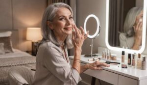 Makijaż po 60-tce: wizażystki zdradzają najlepszy produkt na wygładzenie zmarszczek